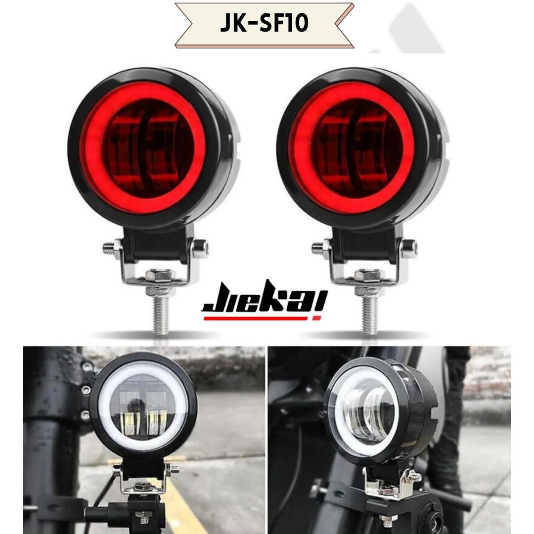 JİEKAİ JK-SF10 BEYAZ SİS FARI ANGELL * KIRMIZI * ( ADET FİYATIDIR )
